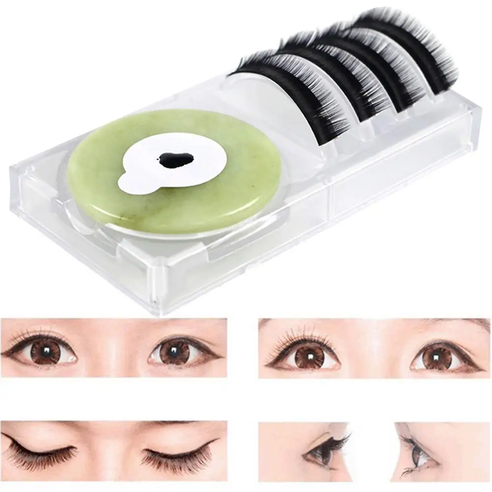Two-in-one Grafting Eyelashes Extension Plate Glue Storage Box Tray Strip Board | Красота и здоровье