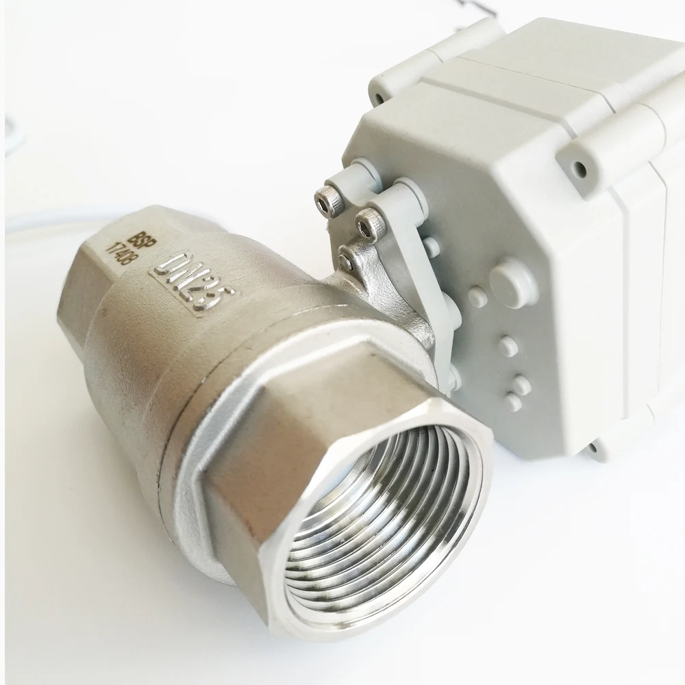 Замкнутый моторизованный клапан Tsai Fan Power Off NPT/BSP 2 ''SS304 Way DN50 AC/DC9V 24V 2/5 провода