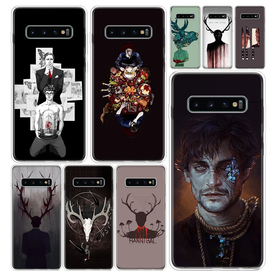 

Hannibal eat the rude Phone Case Cover For Samsung Galaxy A51 A71 A50S A70S A10 A20E A30 A40 A01 A21 A41 M30S S A6 A7 A8 A9 Plus