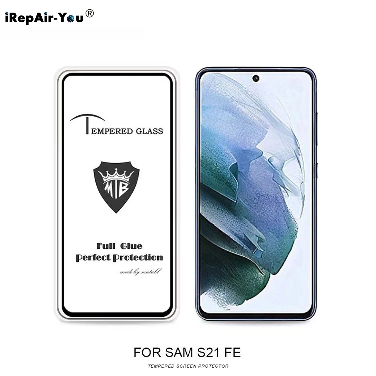 

Закаленное стекло с полным покрытием для Samsung Galaxy S21 FE S21fe, 2 шт.