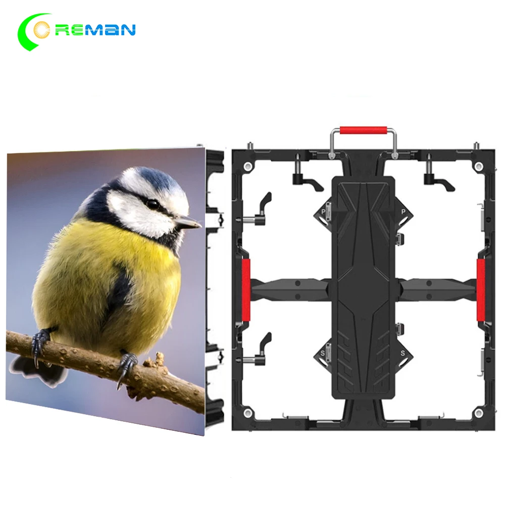 Наружный полноцветный сценический экран p4.81мм Светодиодная панель дисплея 500x500