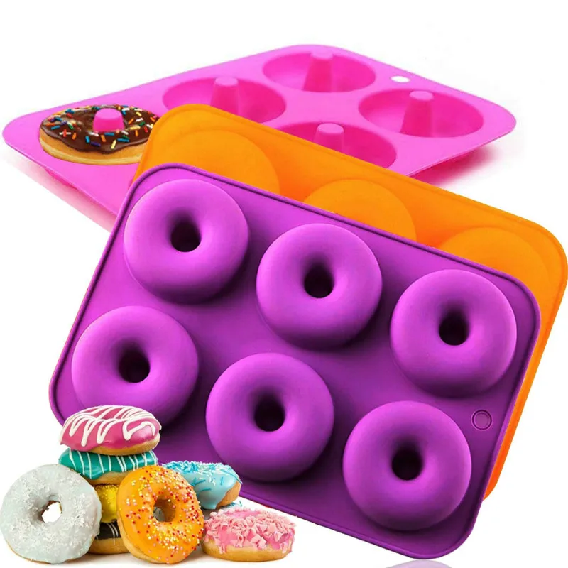 Силиконовая форма для пончиков антипригарный лоток выпечки полноразмерная