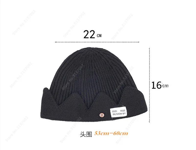 

Xiaomi Knitted Hats Women Skullcap Men Beanie Hat Winter Retro Brimless Baggy Melon Cap Cuff Docker Fisherman Beanies Hats Men
