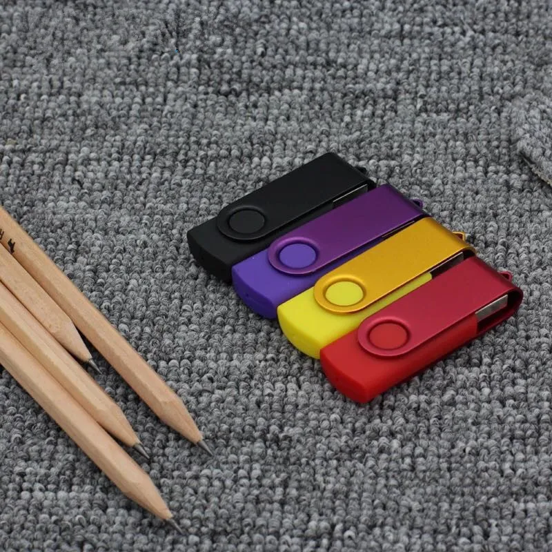 

USB Flash Drive 64GB flash memoria 8GB 4GB usb stick 2.0 128GB waterproof pen drive 32GB Rotation pendrive 16GB free custom logo