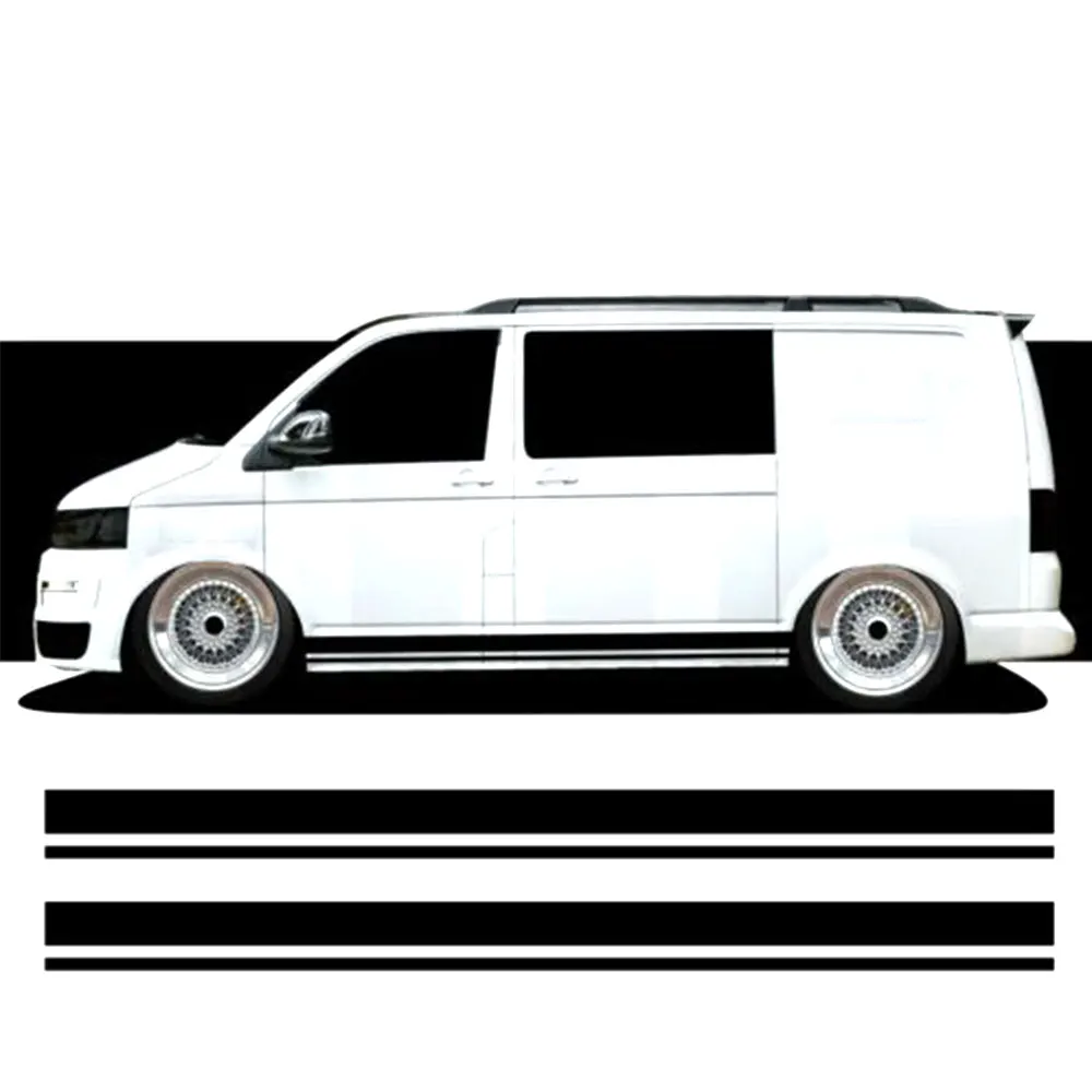 

Side Stripe Stickers For Transporter T5 T6 T4 Sticker Decal Campervan Vinyl tu-887993