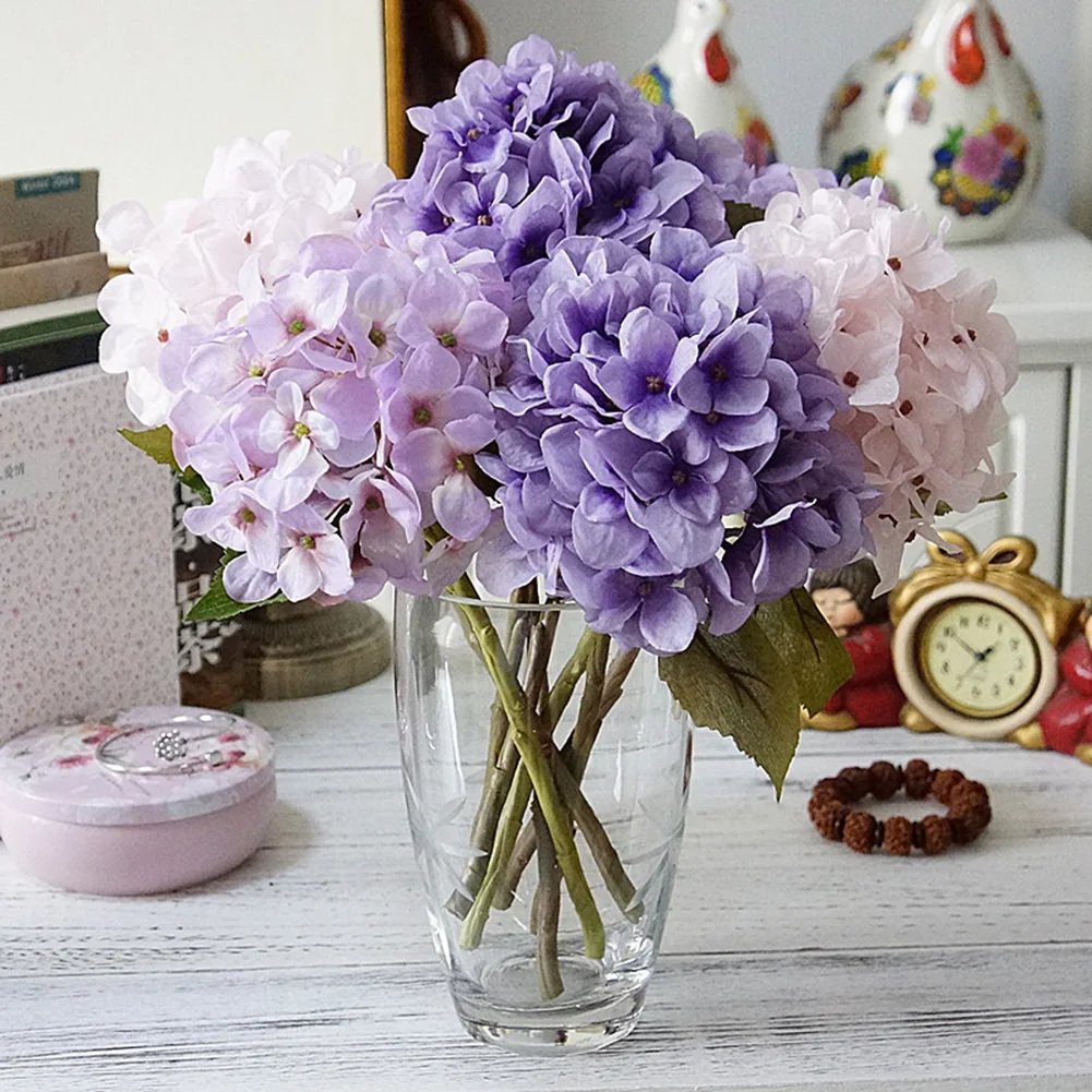 

Hydrangea Flowers DIY Gift Wedding Christmas Decor for Home Handmade Hydrangea Dried Flowers SCVD889