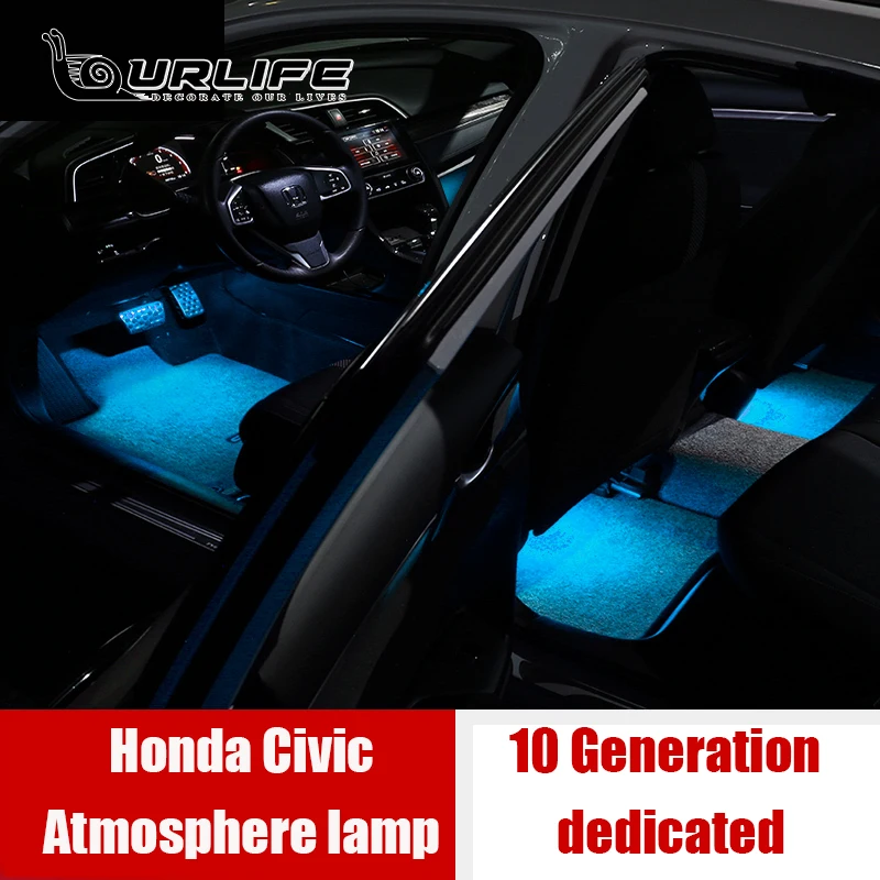12V LED интерьер автомобиля атмосфера светильник украшение лампы подошвы