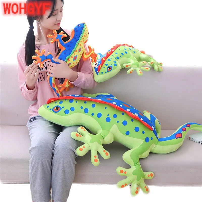 Горяч продавая тропический животное плюшевая ящерица моделирование gecko