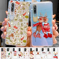 yndfcnb christmas new year gifts elk snow phone case for huawei p 20 30 40 pro lite psmart2019 honor 8 10 20 y5 6 2019 nova3e