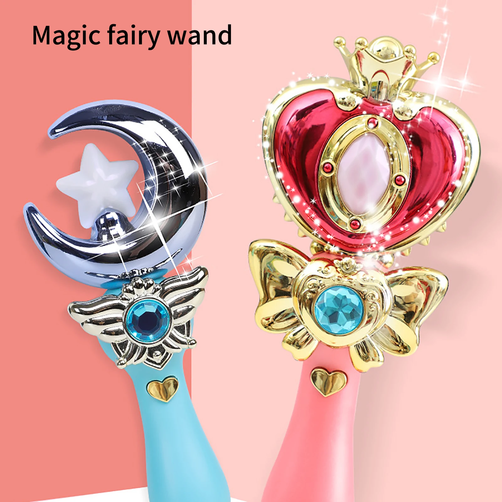 

Kids Magic Wand Toy Electric Magic Machine Light Music Outdoor Toy With LED Light Luminous Fairy Stick For Girl