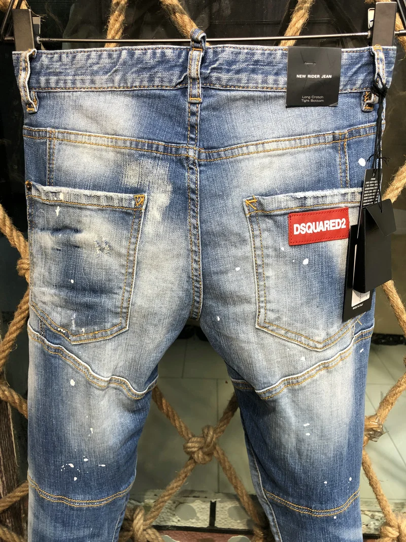 2022FW NEW DSQUARED2 WOMEn/Man Ripped Jeans Biker Jeans Outwear Men Trouser  A220