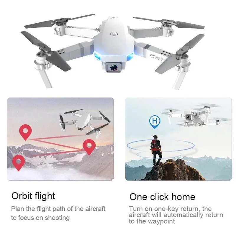 

E59 Rc Drone 4k Hd Camera Professional Aerial Photography Helicopter 360 Degree Flip Wifi Real Time Transmission Quadcopter Toy