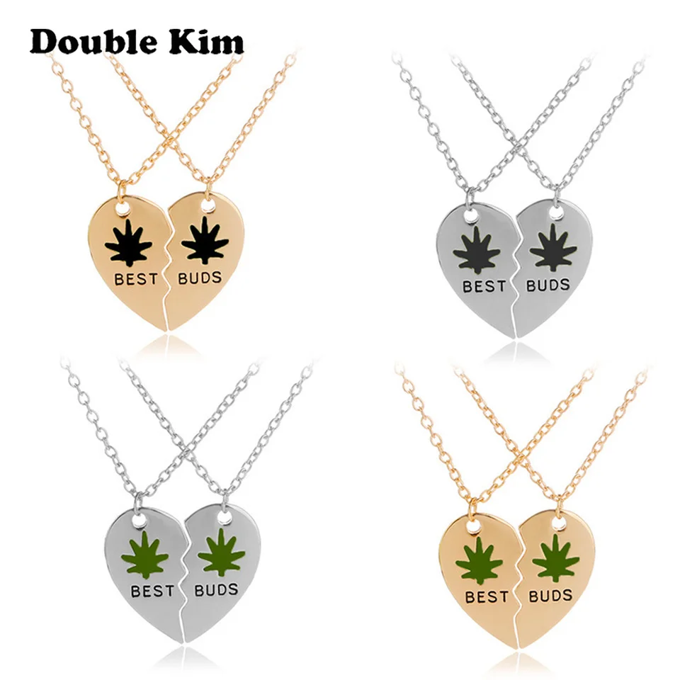 

BEST BUDS Pendants Necklace Men Women Couples Necklace Titanium Stainless Steel Creative Classic Fashion Jewelry Gift for Lover