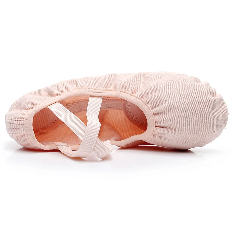 Танцевальная обувь из эластичной ткани балетные туфли для взрослых и девушек