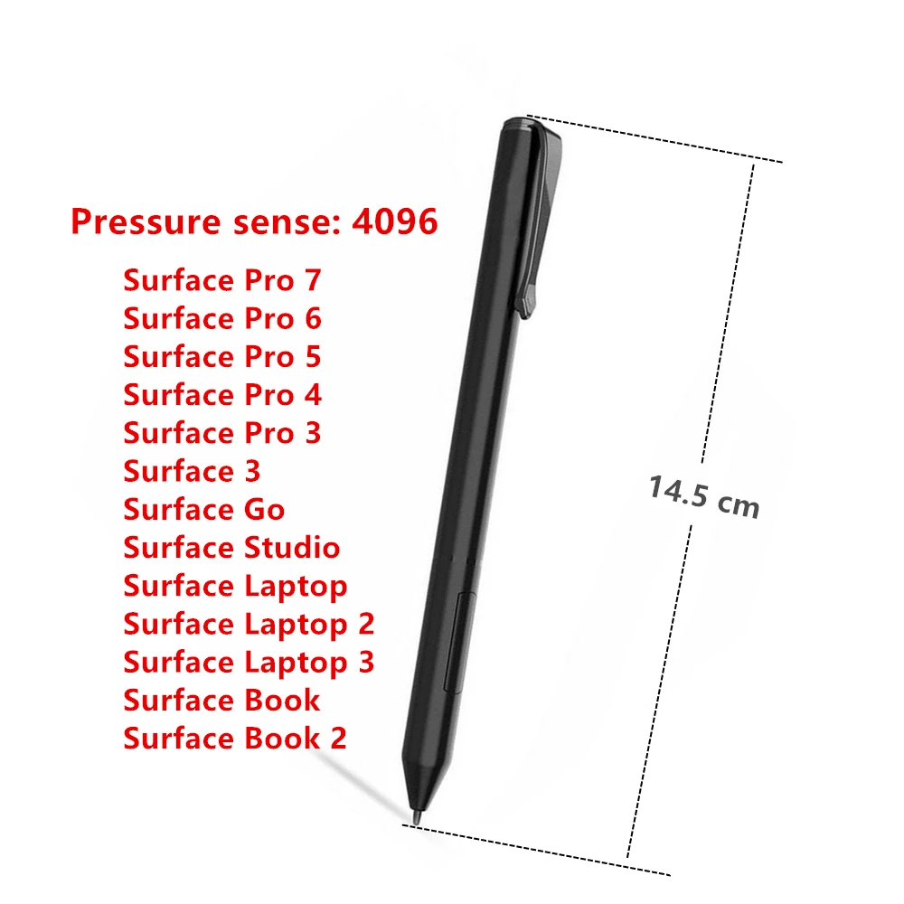 Фото Новинка 2020 стилус 4096 чувствительный к давлению для Microsoft Surface Go Pro5/4/3/Book с магнитом Новинка 2020 стилус 4096 чувствительный к давлению для Microsoft Surface Go Pro5/4/3/Book с магнитом
