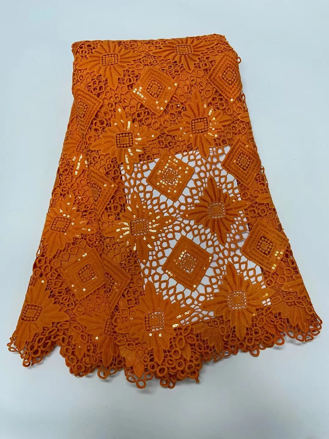 

Embroidery Swiss Cord Materials African White Lace Fabric 5 Yards Latest French Guipure Tulle Lace Fabric Wedding Nigerian Lace