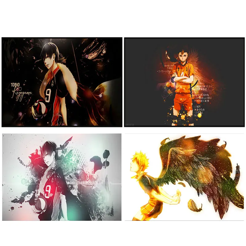 

Haikyuu Hinata Shoyo Anime Posters And Prints Classic Japanese Animation Sports Volleyball HD Home Decoration Wall Art Pictures