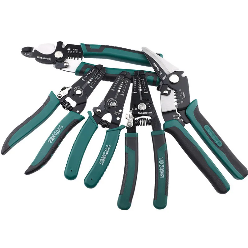 Клещи для зачистки проводов плоскогубцы Мульти инструмент ремонта обжимные