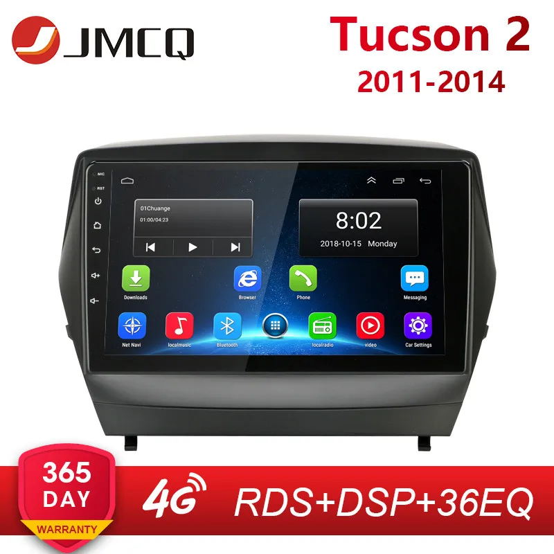 Автомобильная Мультимедийная система JMCQ для Hyundai Tucson 2 LM IX35 2011 2014 радио RDS DSP Android Wifi