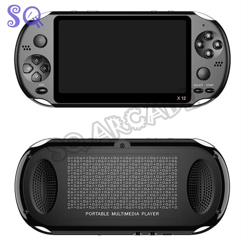 

Новая портативная игровая консоль X12, 3200 + игр, 5-дюймовый портативный мини-видеоплеер, 5,1 дюймовый экран IPS, 8 ГБ + 16 Гб