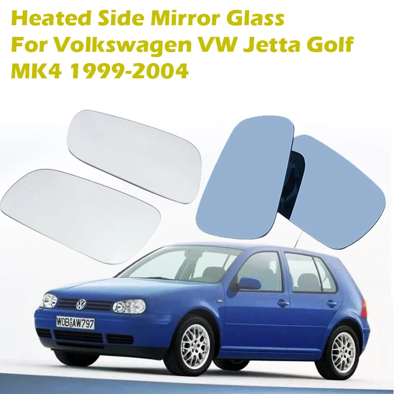 Rhyming Heated Side Rearview Mirror Glass Heater Anti-fog Defrosting  Wing Mirror Fit For Volkswagen VW Jetta Golf MK4 1999-2004