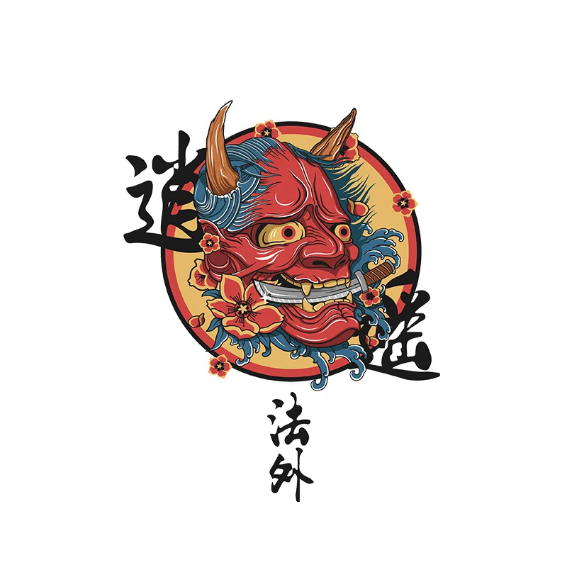 

Японские забавные автомобильные наклейки в виде монстра, водонепроницаемые автомобильные наклейки, 3D JDM, автомобильная наклейка на багажни...