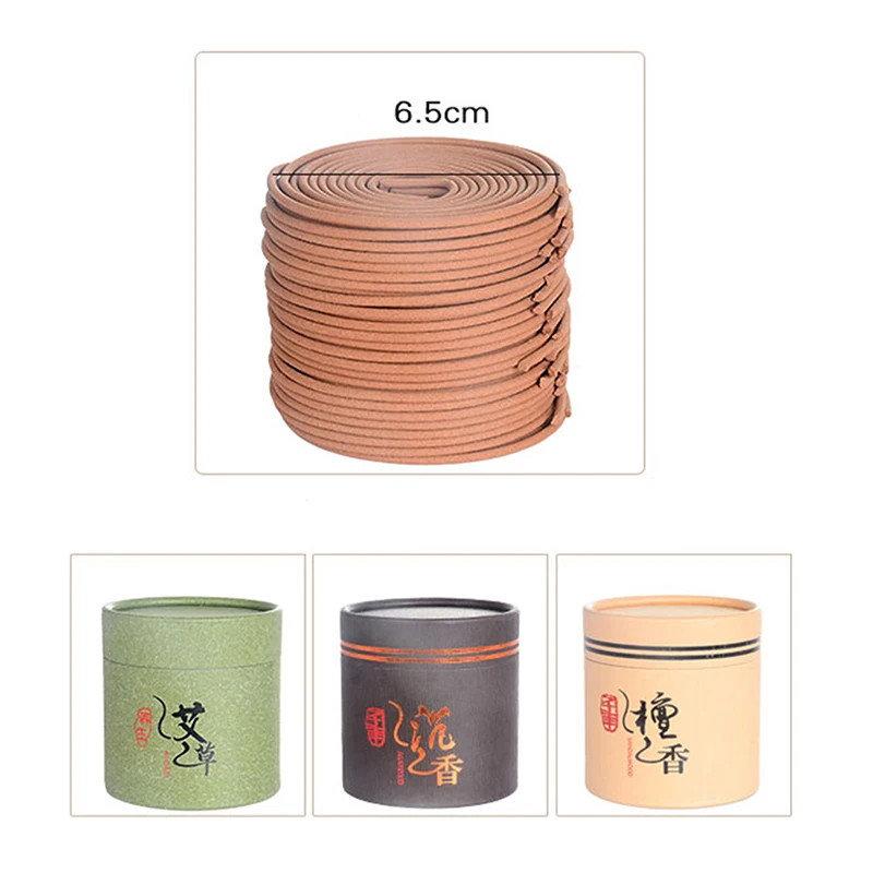 40 тарелок/коробка катушка для благовоний из натурального сандалового дерева |