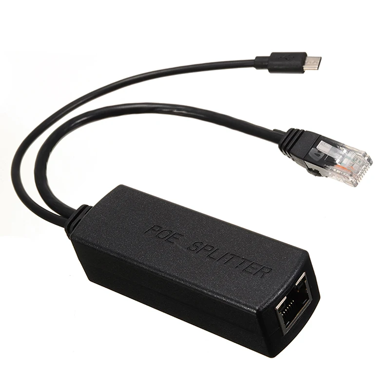 Mayitr Micro USB Активный сплиттер POE мощность по Ethernet 48 В до 5 2.4A для Raspberry Pi|Кабели VGA| |