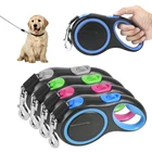 Нейлон собачий поводок для больших собак 3M5M8M больших собак, поводок для прогулок, ведет Автоматическая Выдвижной длинный крепкий поводок для собак, поводок для собак, автоматический поводок