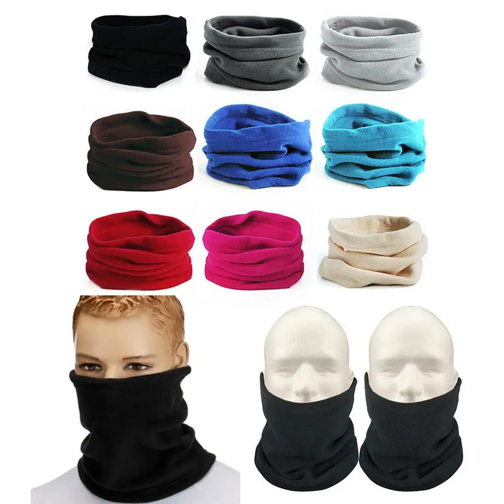

Outdoor Winter Thicken Warm Fleece Neck Warmer Cycling Scarves Neck Scarf Neck Gaiter Winter Headwear Warm Keeping Mask Hat