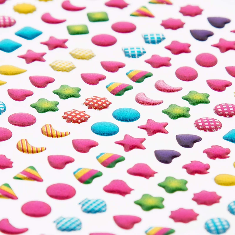Juego de 4 hojas de gemas 3D para u&ntilde;as, set de 4 hojas de gemas 1000 + pegatinas de purpurina brillante, maquillaje de princesa, juguetes, orejera de u&ntilde;as, arte, pegatinas artesanales, regalo-1