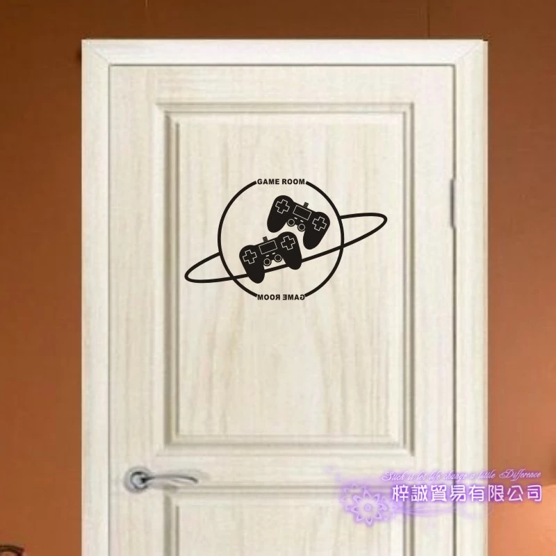 Игра наклейка на ручку Видео игровой контроллер Стикеры играть плакаты тематики