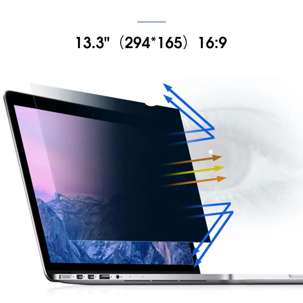12.5-15.6-inch Computer Monitor Universal 30 Degrees Anti-sneak Peek Anti-Blue Eye Protection Film LCD Protective Film - Цвет: 13.3 inch