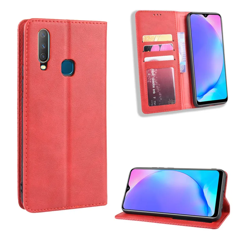 VIVO Y17 чехол VIVOY17 кошелек Флип стиль винтажный кожаный чехол для телефона защитная задняя крышка для Vivo Y17 Y 17 VivoY17 чехол