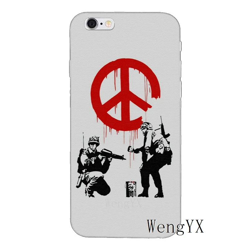 Street Art Banksy Graffiti Accessories phone case For Xiaomi Redmi S2 6 6A 5 plus 5A 4X 4A 3 Note pro 4 2 | Мобильные телефоны и