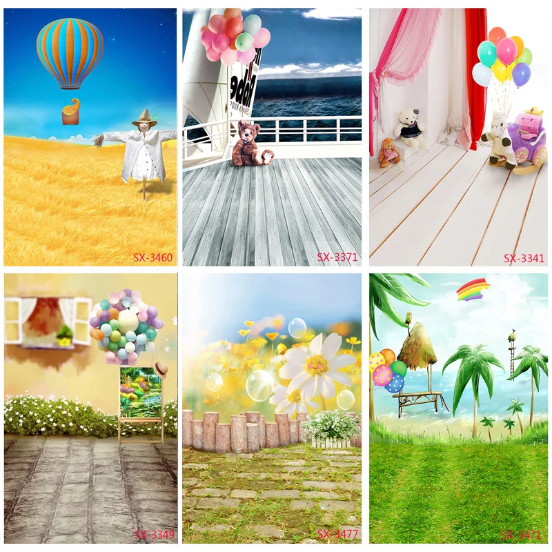 

Summer Tropical Sea Beach Palms Tree Photography Background Child Portrait Photo Backdrops Photo Studio Props 2157 YXFL-08