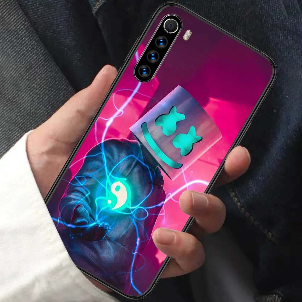 

DJ Marshmallow Phone Case For XIAOMI Redmi Note 5 7 8 T 9 6A 7A 8A 9S K 20 30 Pro black Etui Luxury Back Pretty Prime 3D Cover