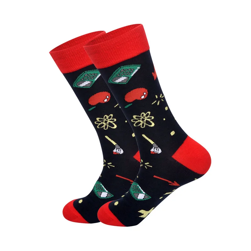 LIONZONE пивные мужские носки серия хлопковых цветных носков персонализированные