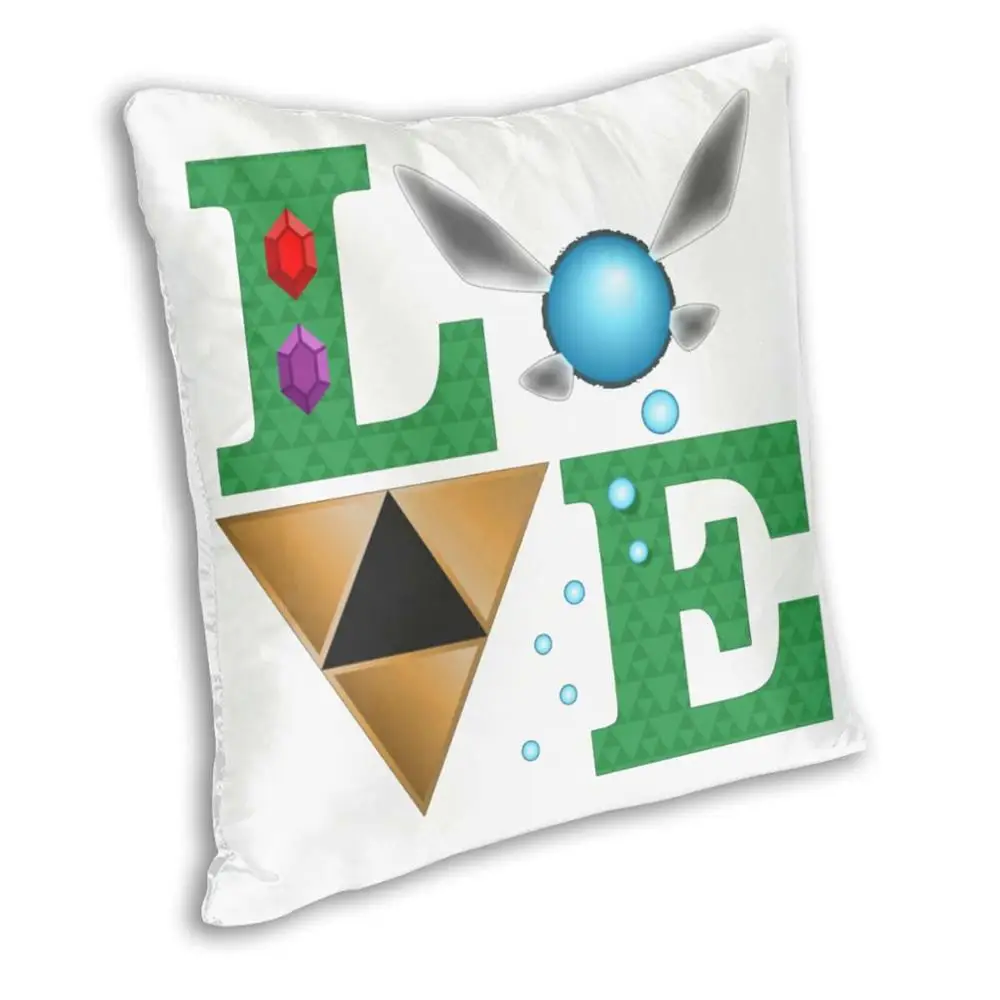 LOVE Legend Of Zelda Throw Pillows Covers Cases Velvet Pillowcase Cushion Bed Cooling Standard Size Tub 2 Pack Nursing 20x20 | Дом и сад
