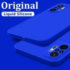 Жидкий силиконовый чехол для Redmi Note 11 10 Pro, квадратная задняя крышка для Xiaomi 11 Lite Civi Redmi 9T Note 7 8 Pro K40 POCO F3, чехол