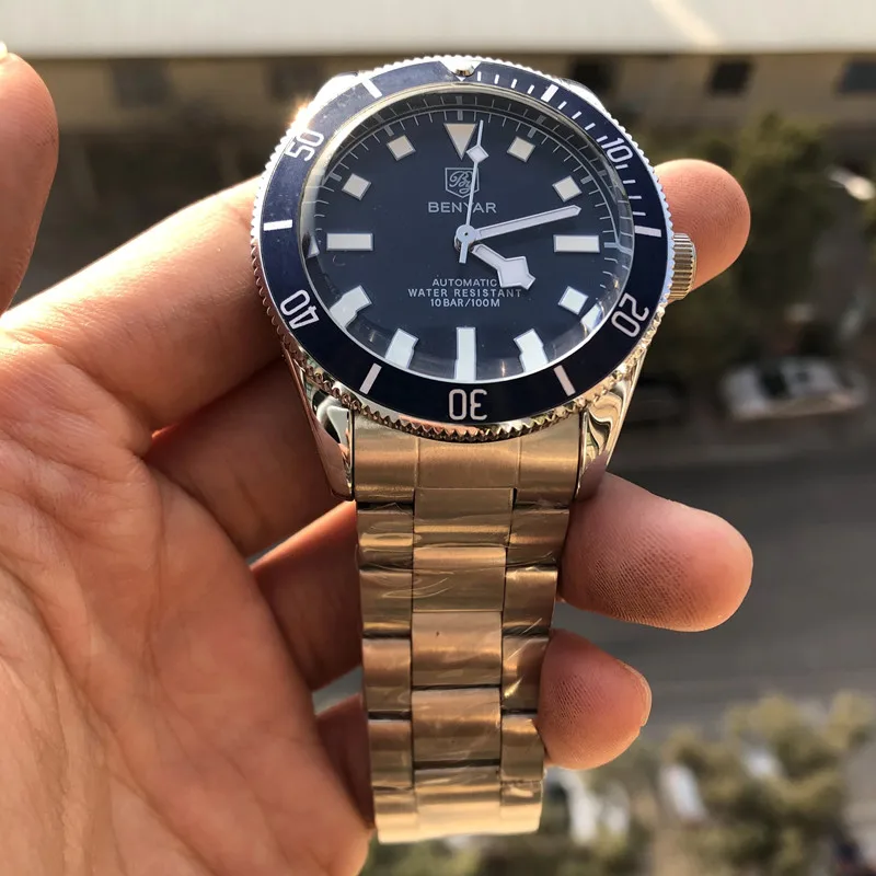 2021 BENYAR Men Mechanical Watch Top Brand Luxury Automatic Watch Sport Waterproof Men's Watches Blue For Man relogio masculino enlarge