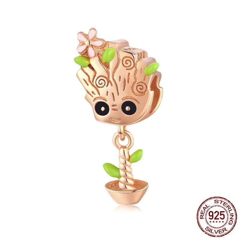 Подходящие браслет в европейском стиле Оригинальные 925 пробы серебряные