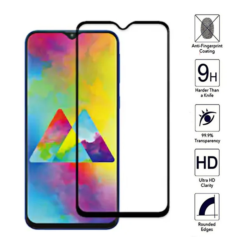 Полное покрытие защитный стеклянный чехол для Samsung Galaxy A51 A50 A40 A30 A20e A60 A70