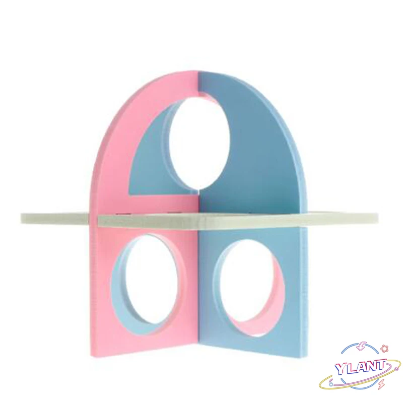

YLANT Hamster Ladder Fitness Circle Seesaw Small Nest House Small Pet Activity Climbing Toy Hamster Toy Supplies