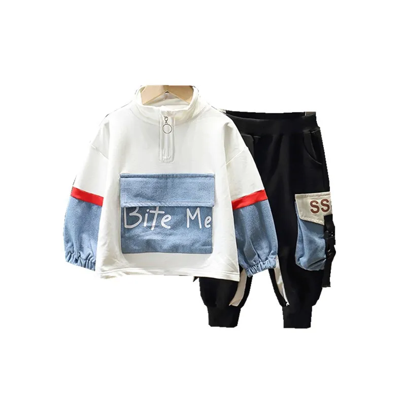 

Boys clothes 2020 autumn new children's clothing casual boys' set children's sportswear Two-piece long-sleeved trousers