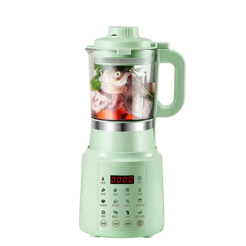 

110V220V Mini Soymilk Maker Household Broken Wall 0.8L Filter-free and Bubble-free Bean Cooking Machine