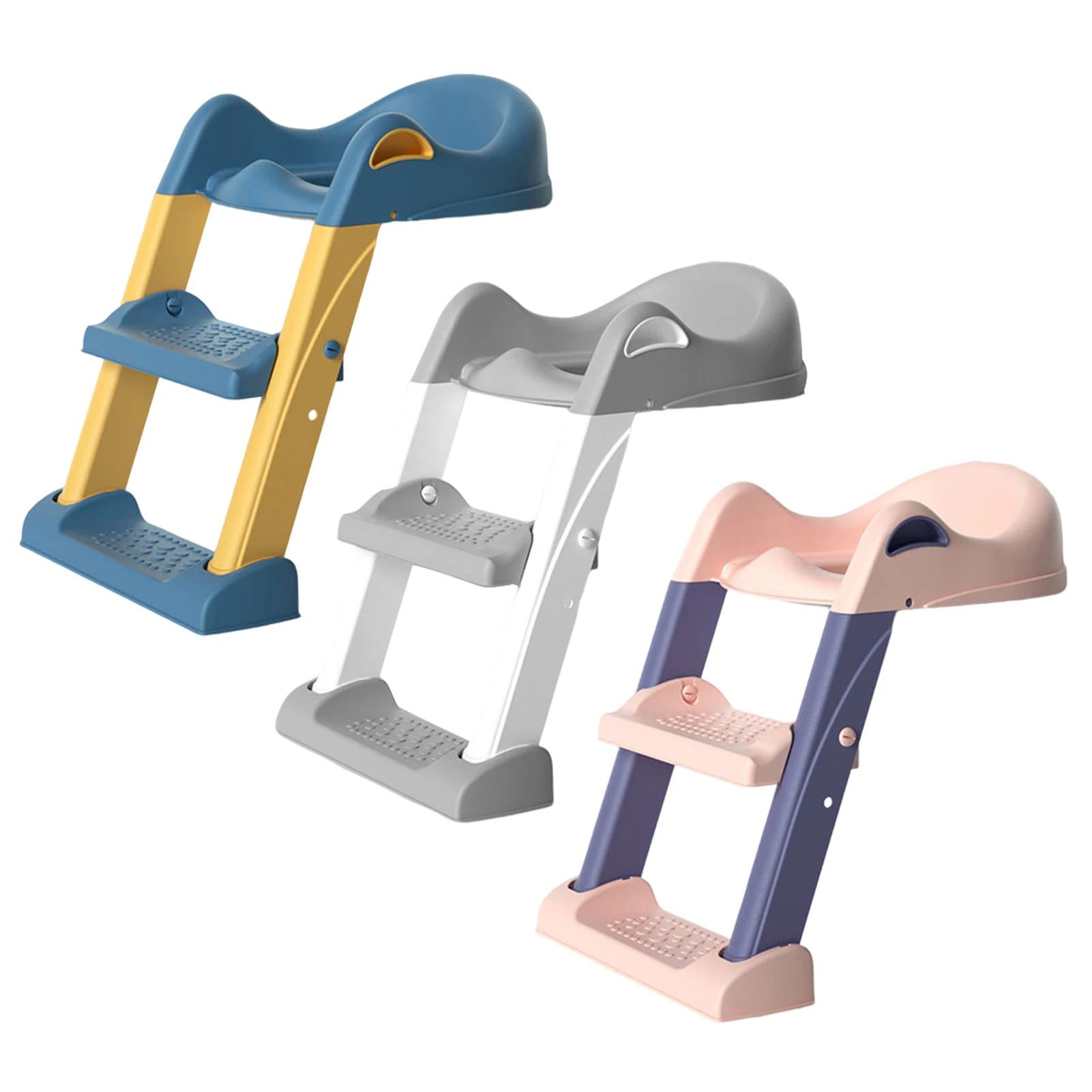 

Children Toilet Stair Baby Potty Stair Seat Step Stool Ladder Training Seat Chair Folding Infant Kids Toilet incredible
