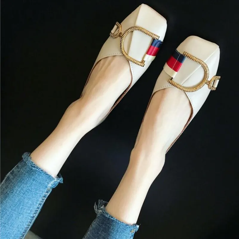 Женская обувь больших размеров 35 42 модные мягкие туфли на плоской подошве для