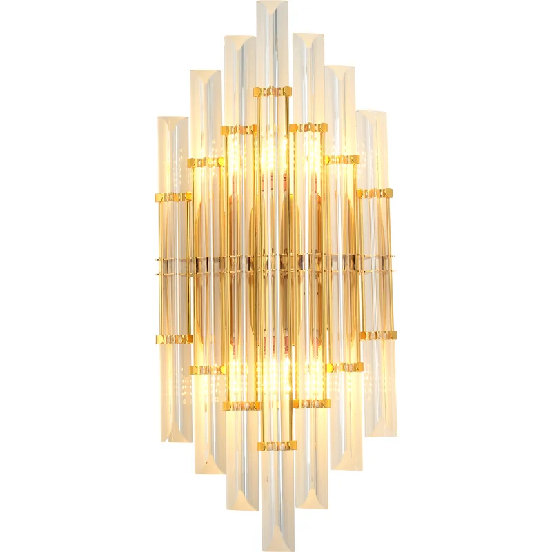 Настенный светильник из хрустального стекла в скандинавском стиле современный