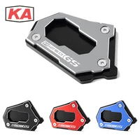 cnc motorcycle kickstand foot side stand extension pad support plate cover for bmw r1250gs hp r 1250gs 1250 gs r1250 gsa 2020